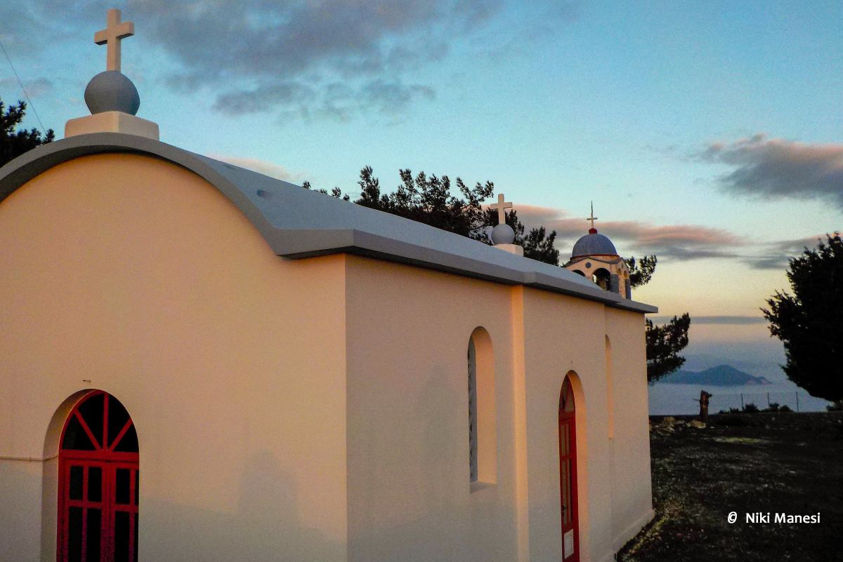 Chapel of Panagia Eleoussa at Pernarakia Exogi Ithaca Trails © Niki Manesi