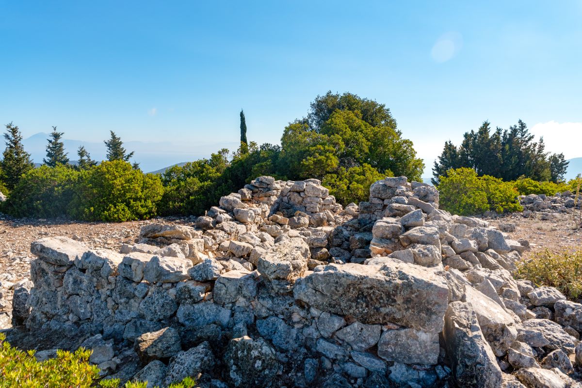 Chapel of St. Andreas Exogi Ithaca Trails Route 14A 