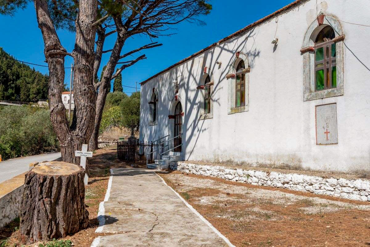 Church of Panagia at Karyes Exogi Ithaca Trails