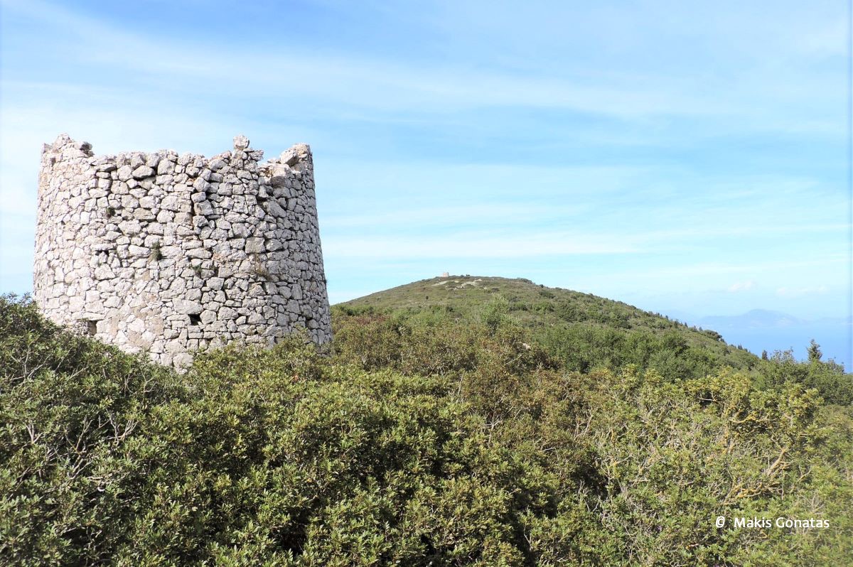 The Ganios (Zavitsanos) Windmill Exogi Ithaca Trails © Makis Gonatas 